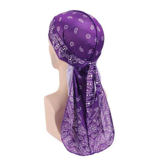 Purple durag bandana