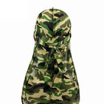 Green durag <br> military flowers