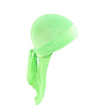 Light velvet green durag tail - durag -shop